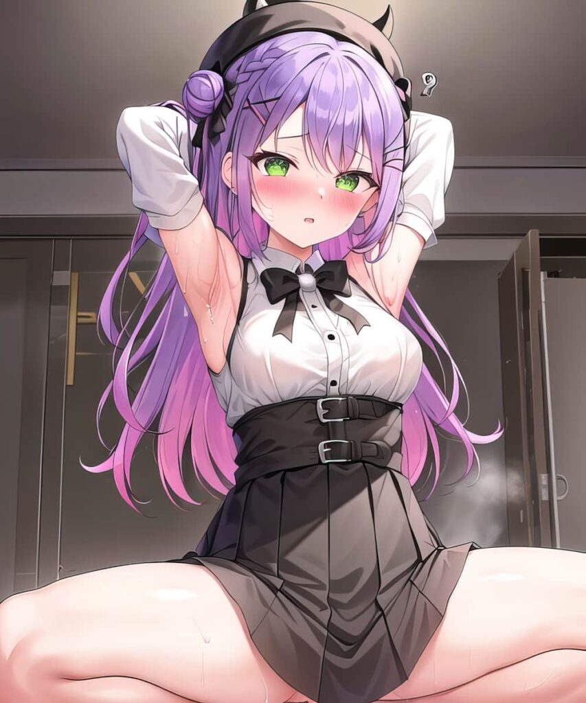 下品でスケベなガニ股ポーズ　エロ蹲踞の画像まとめ2 6枚目