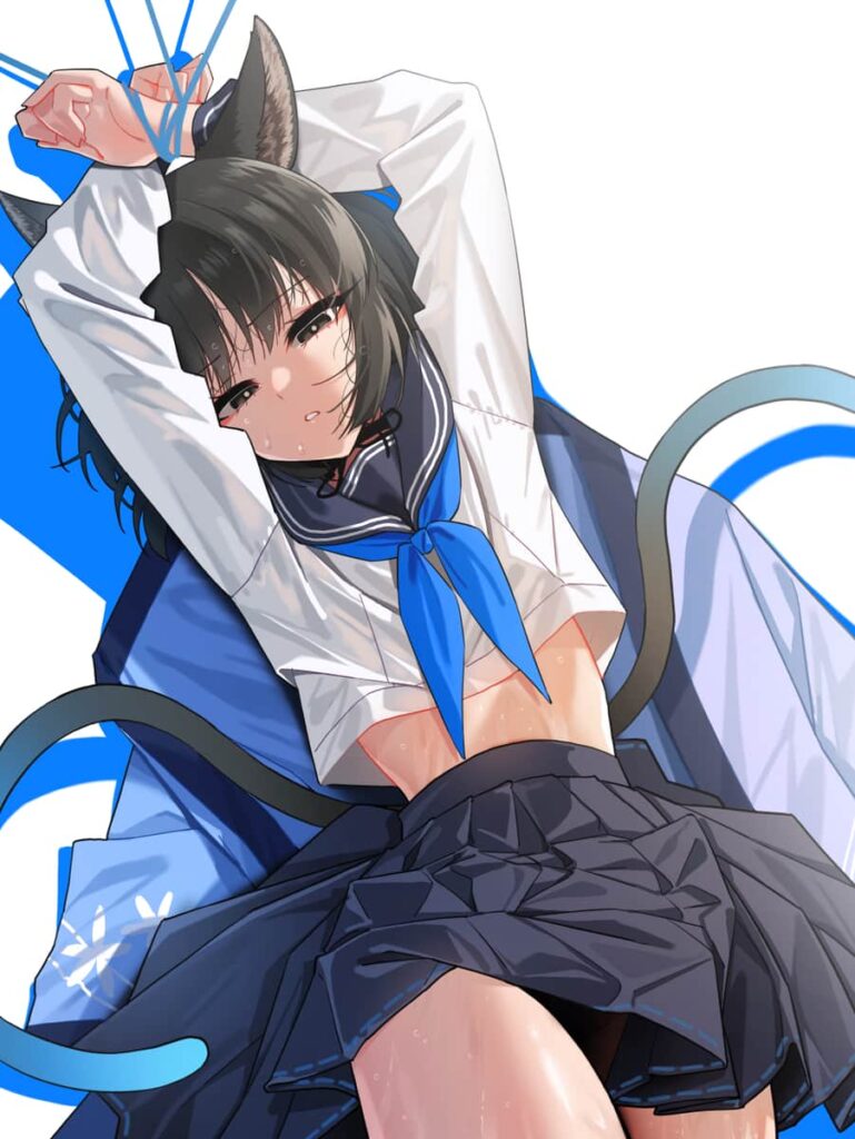 ブルーアーカイブ　桐生キキョウの萌えエロ画像 5枚目