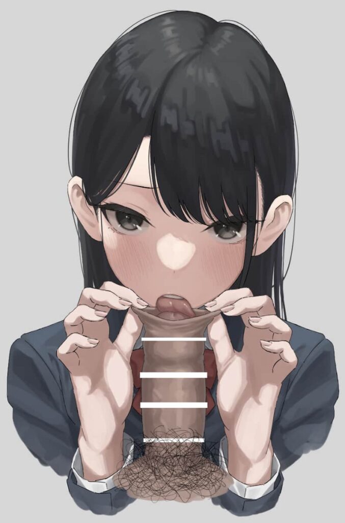 包茎ち〇ぽを綺麗にお掃除してもらうチン舐め皮フェラエロ画像 5枚目