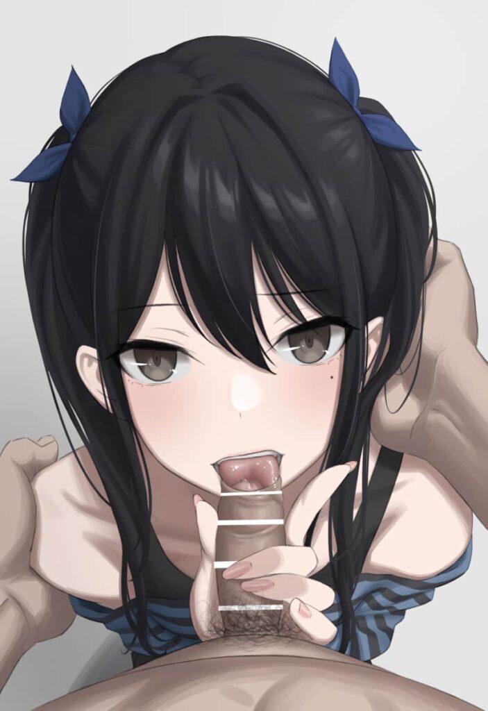 包茎ち〇ぽを綺麗にお掃除してもらうチン舐め皮フェラエロ画像 20枚目