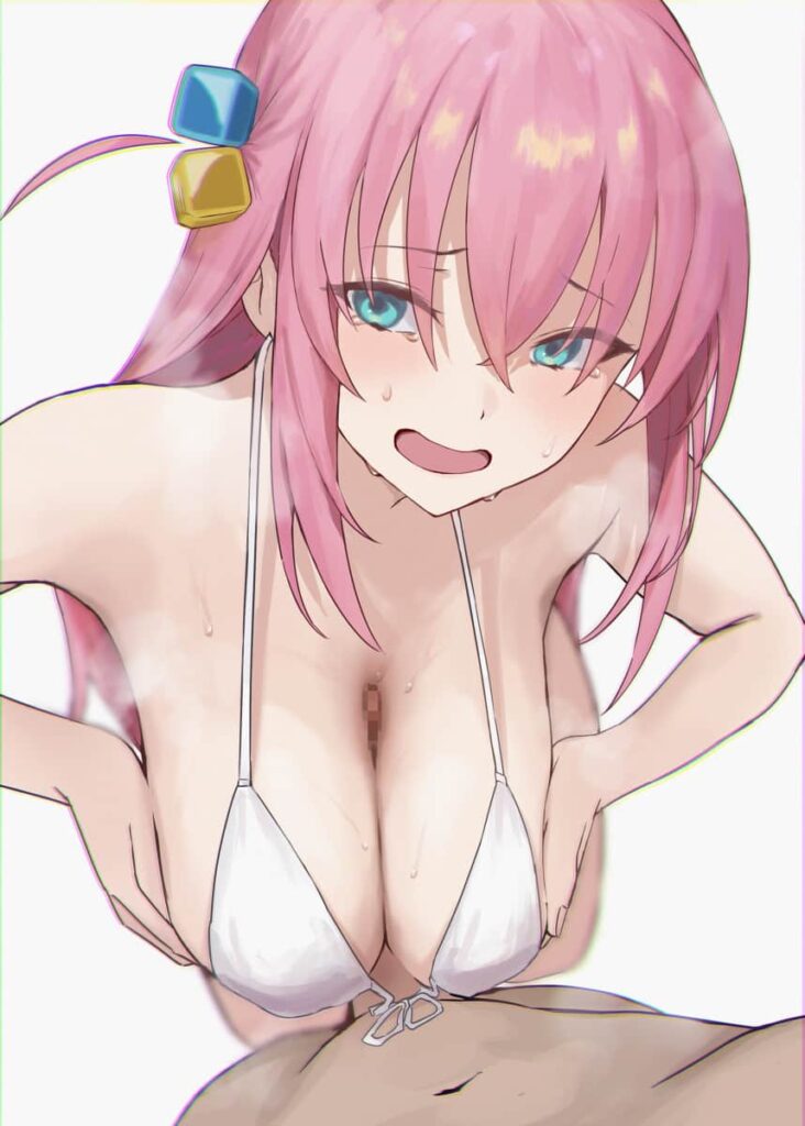 白ビキニの透明感あふれるエロかわで尊い画像 39枚目