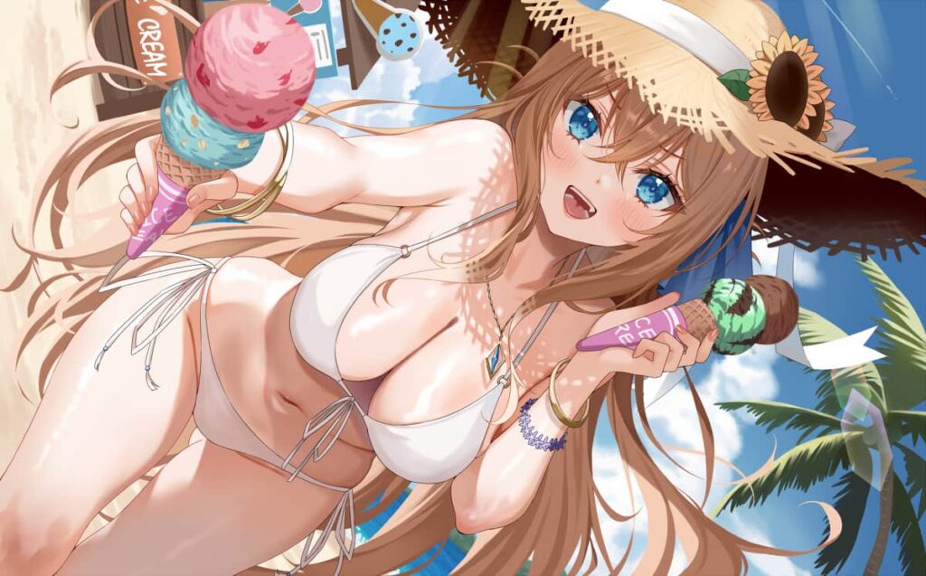 白ビキニの透明感あふれるエロかわで尊い画像 26枚目