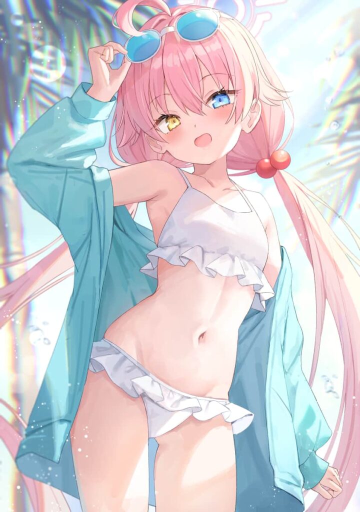 白ビキニの透明感あふれるエロかわで尊い画像 13枚目