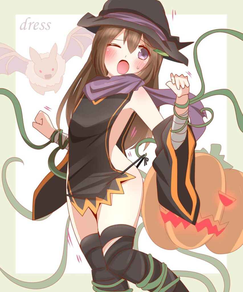 ハロウィンコスプレ　魔女コスのエロ画像まとめ 9枚目
