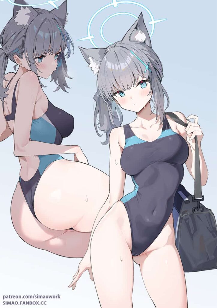 ブルーアーカイブ　砂狼シロコの萌えエロ画像 4枚目