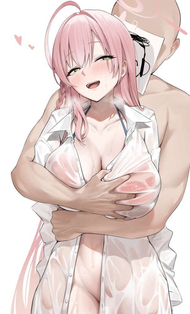 ブルーアーカイブ　浦和ハナコの淫乱ピンクエロ画像 4枚目