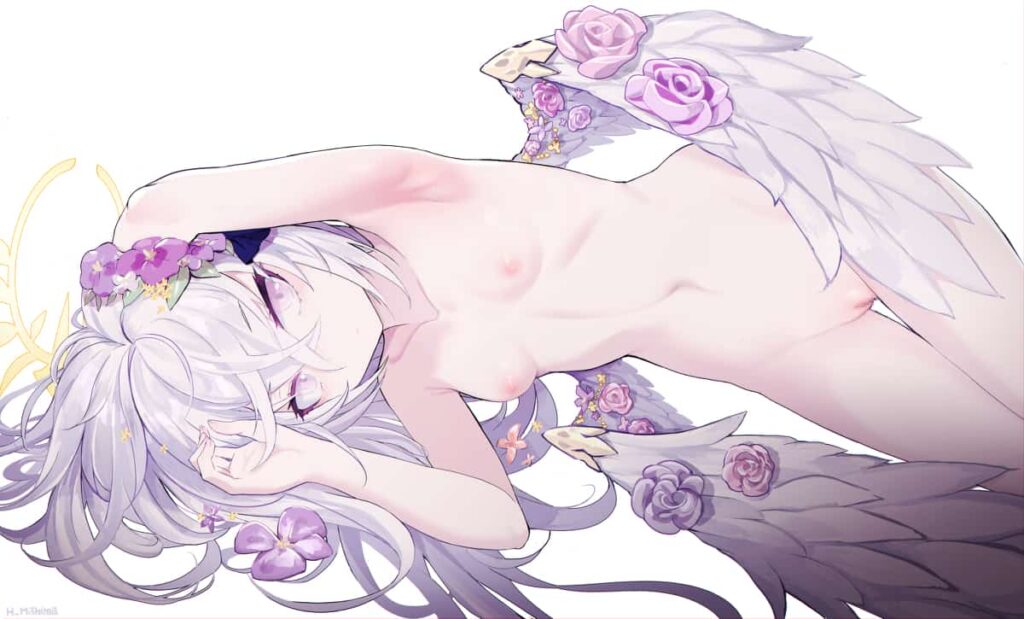 ブルーアーカイブ　白洲アズサの人形みたいで可愛いエロ画像 4枚目