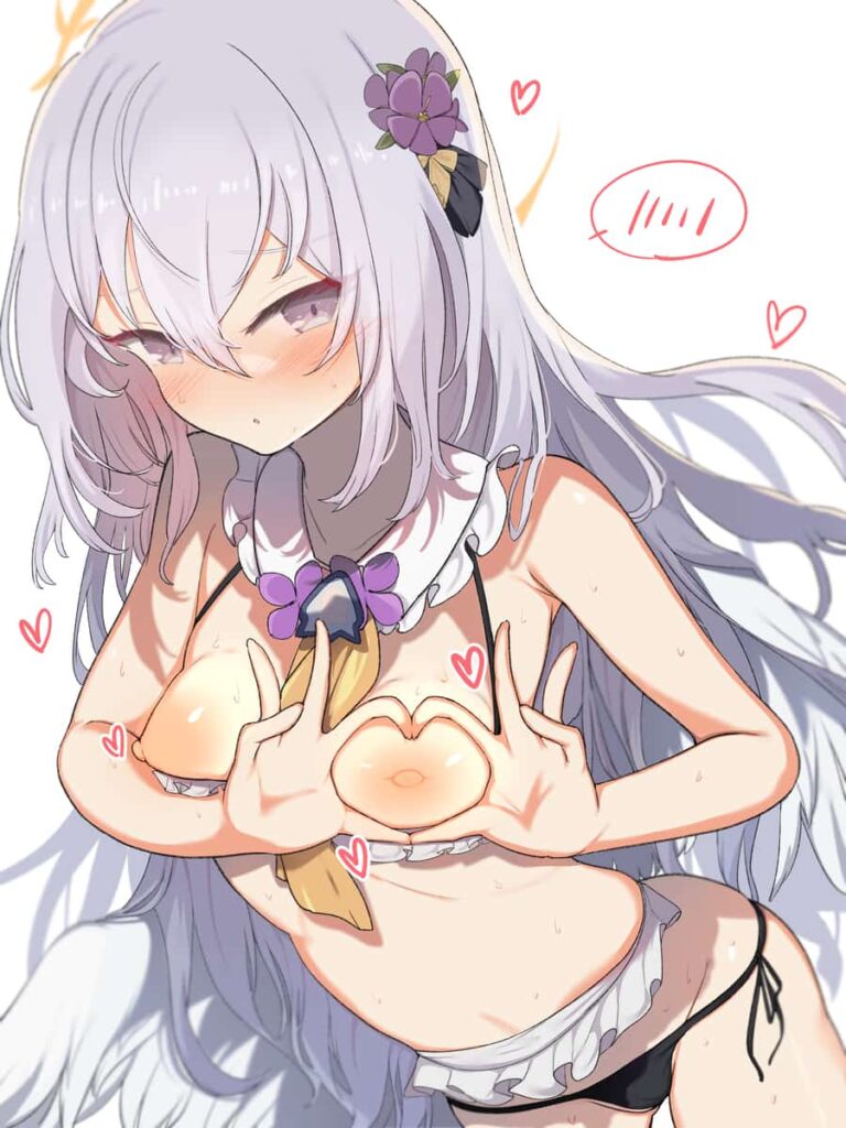 ブルーアーカイブ　白洲アズサの人形みたいで可愛いエロ画像 10枚目