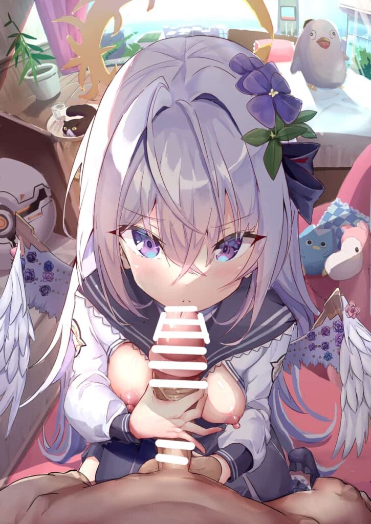 ブルーアーカイブ　白洲アズサの人形みたいで可愛いエロ画像 23枚目