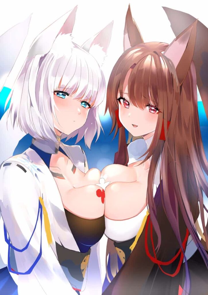 アズールレーン　赤城・加賀のエロ画像 23枚目