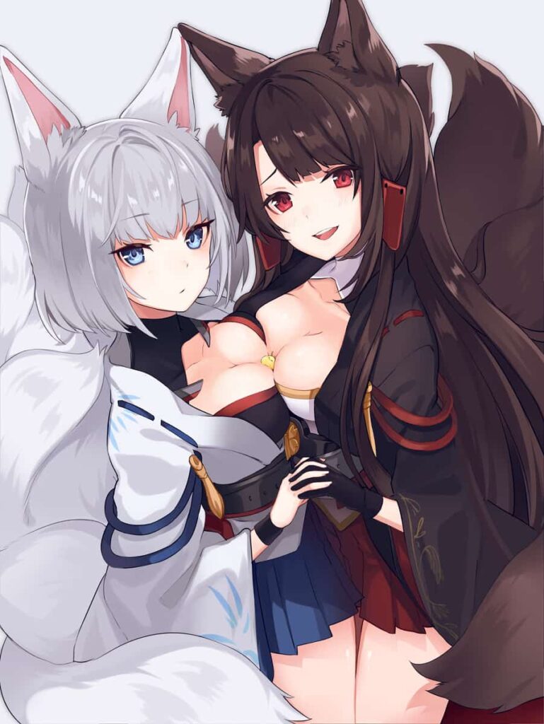 アズールレーン　赤城・加賀のエロ画像 12枚目