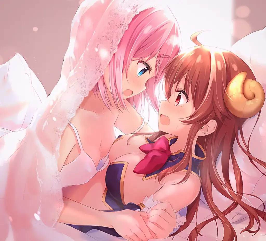 まちカドまぞく　桃シャミの尊い百合エロ画像まとめ 15枚目