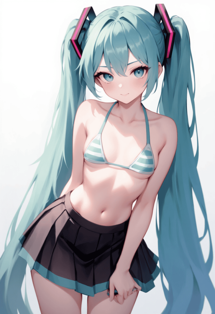初音ミクの萌えエロ画像【自作AIイラスト】 11枚目