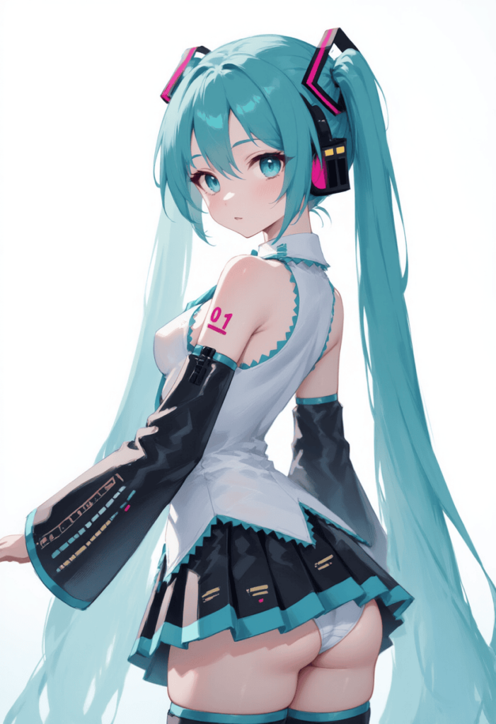 初音ミクの萌えエロ画像【自作AIイラスト】 10枚目