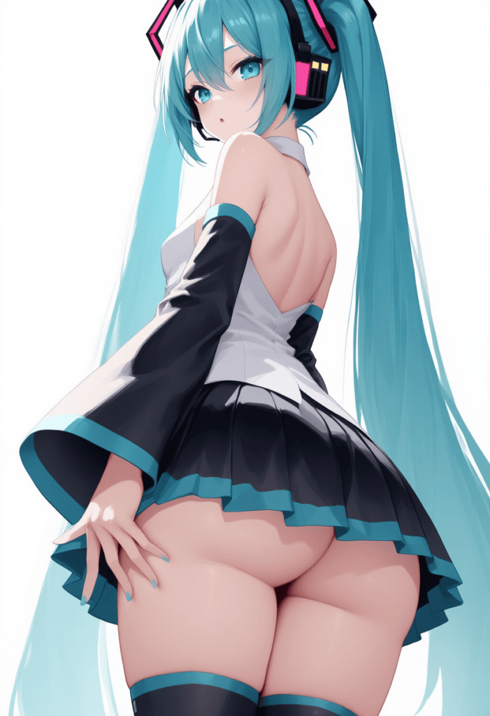 初音ミクの萌えエロ画像【自作AIイラスト】 6枚目