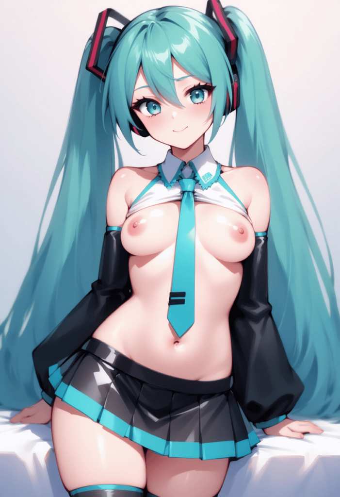 初音ミクの萌えエロ画像【自作AIイラスト】 25枚目