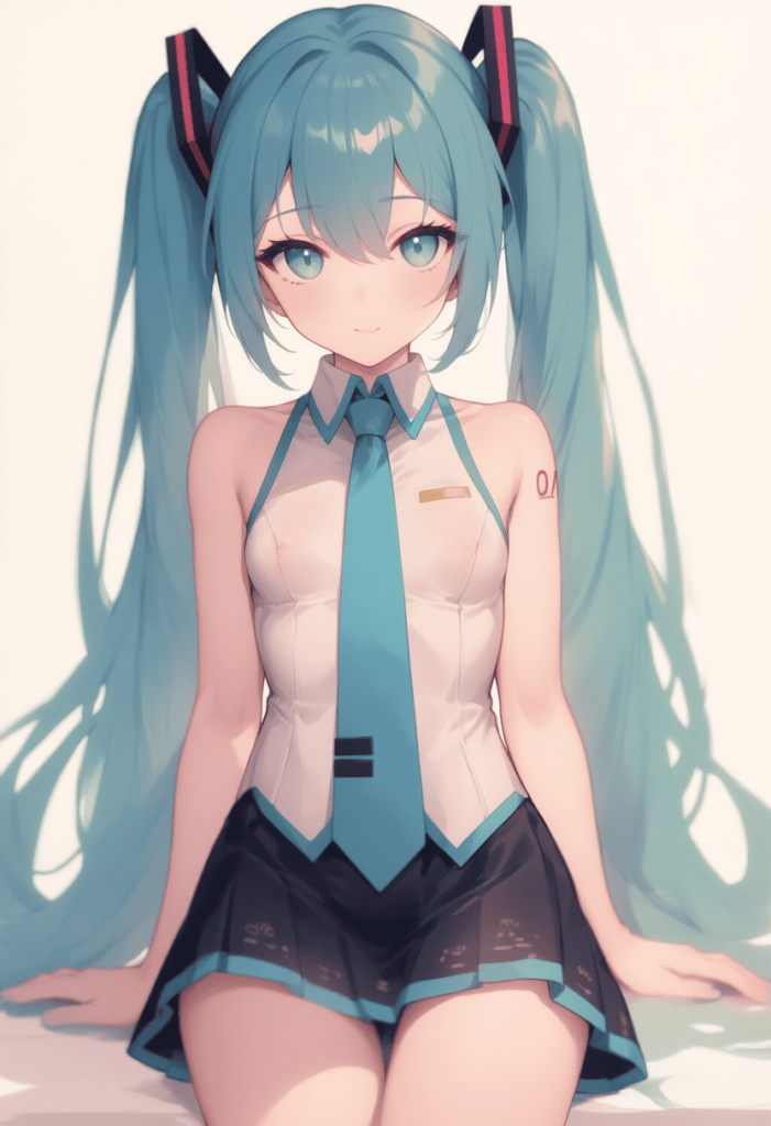 初音ミクの萌えエロ画像【自作AIイラスト】 19枚目
