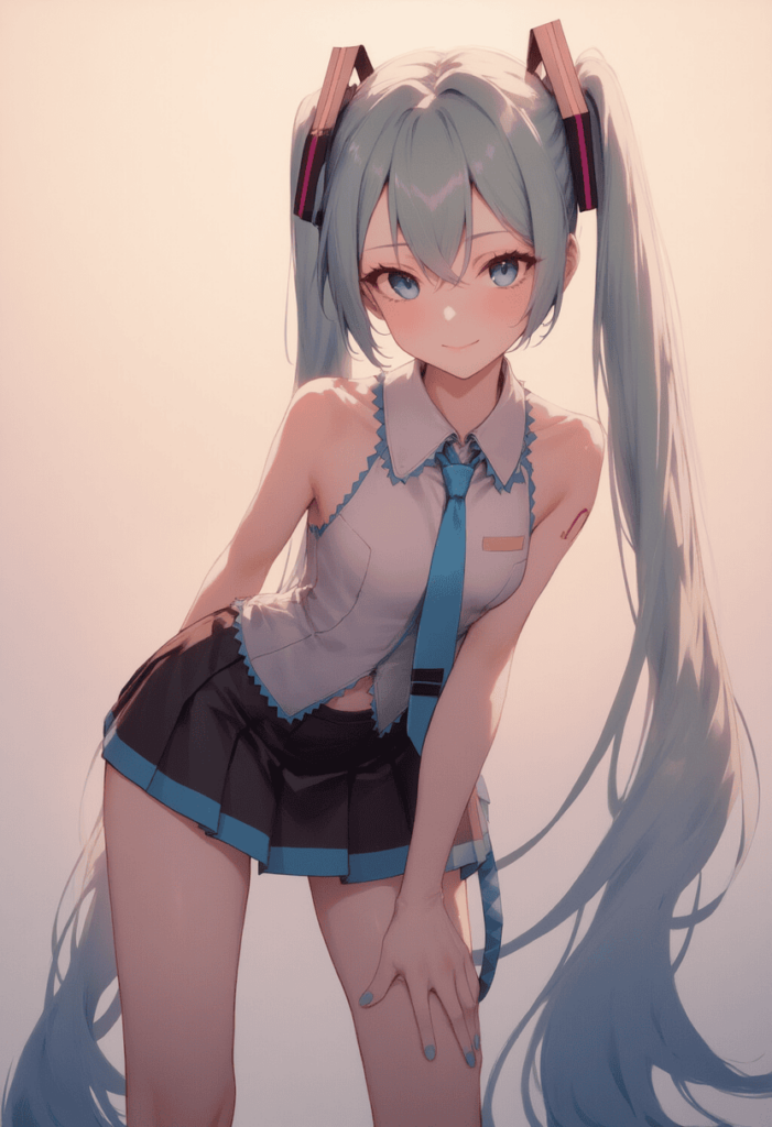 初音ミクの萌えエロ画像【自作AIイラスト】 18枚目
