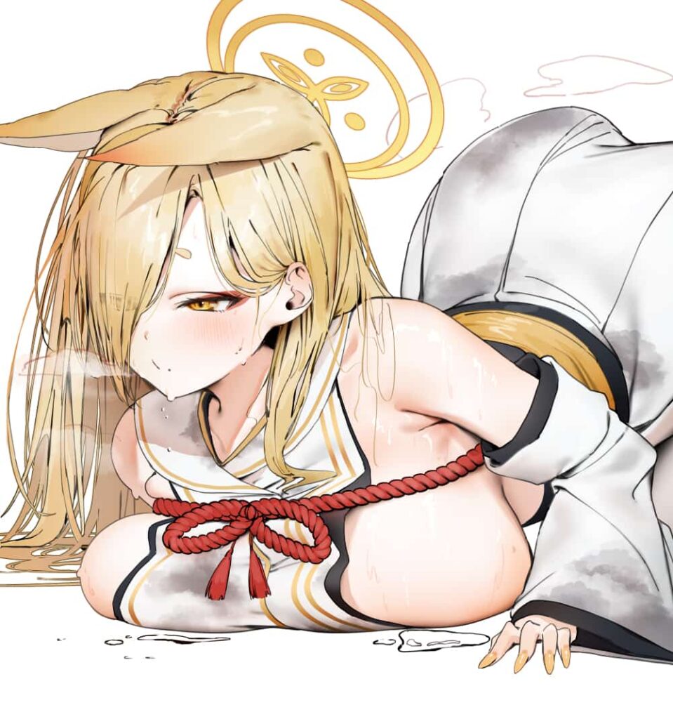 ブルアカ　桑上カホのエグイ横乳を楽しむエロ画像まとめ 22枚目