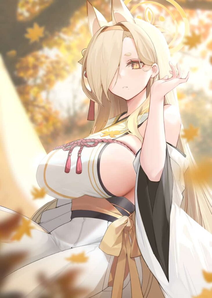 ブルアカ　桑上カホのエグイ横乳を楽しむエロ画像まとめ 14枚目