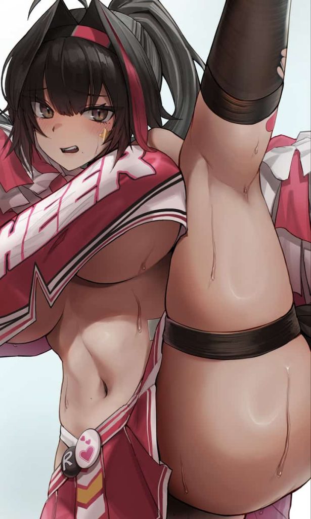 NIKKE　ベイとクレイにチア姿で応援してもらいたいエロ画像まとめ 22枚目