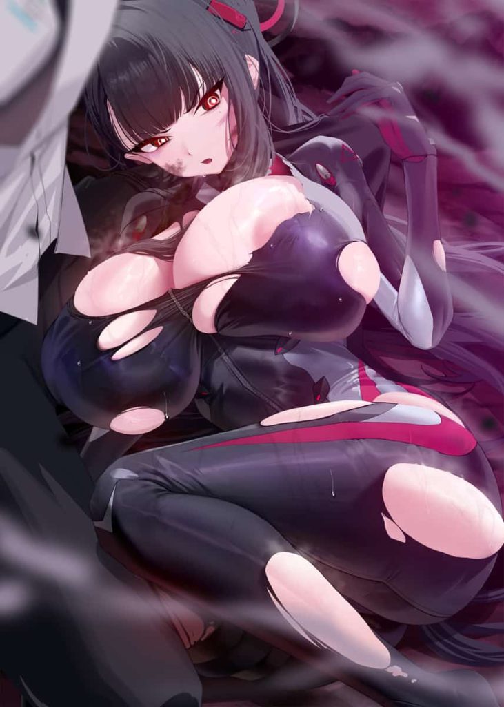 服がビリビリに破れて大変なことになっている女の子の二次エロ画像まとめ 11枚目