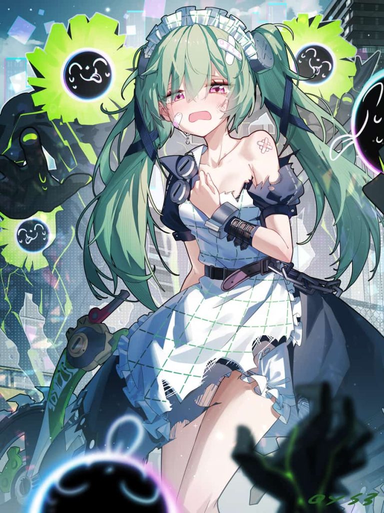 服がビリビリに破れて大変なことになっている女の子の二次エロ画像まとめ 1枚目