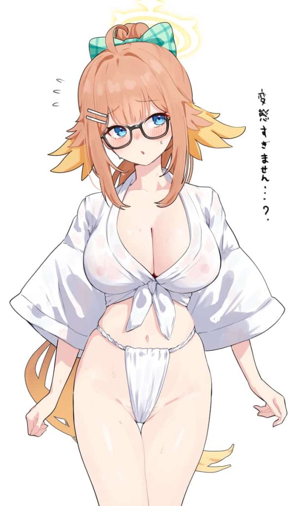 ブルアカ　シミコの隠れ巨乳ギャップに興奮しちゃう二次エロ画像まとめ 2枚目