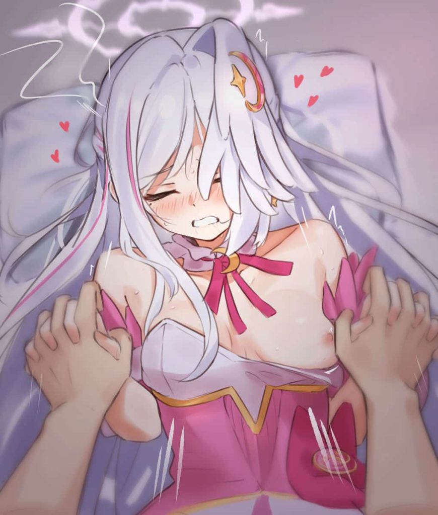 ブルアカ　スズミの純白感がたまらない二次エロ画像まとめ 9枚目