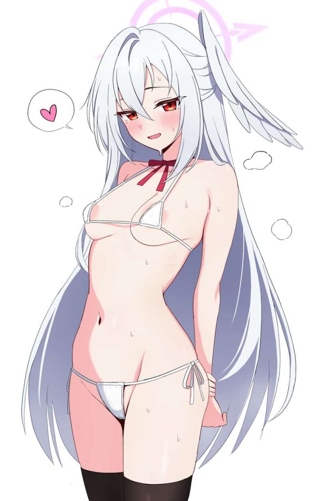 ブルアカ　スズミの純白感がたまらない二次エロ画像まとめ 8枚目