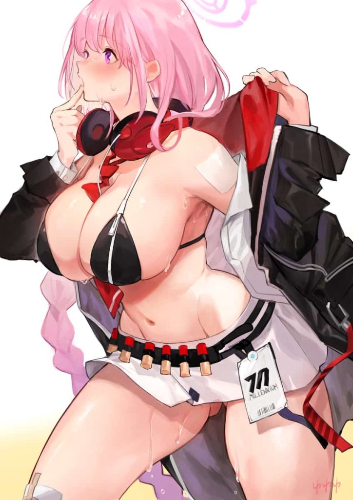 ブルアカのドスケベボディの女の子たちのドチャシコエロ画像まとめ４ 25枚目