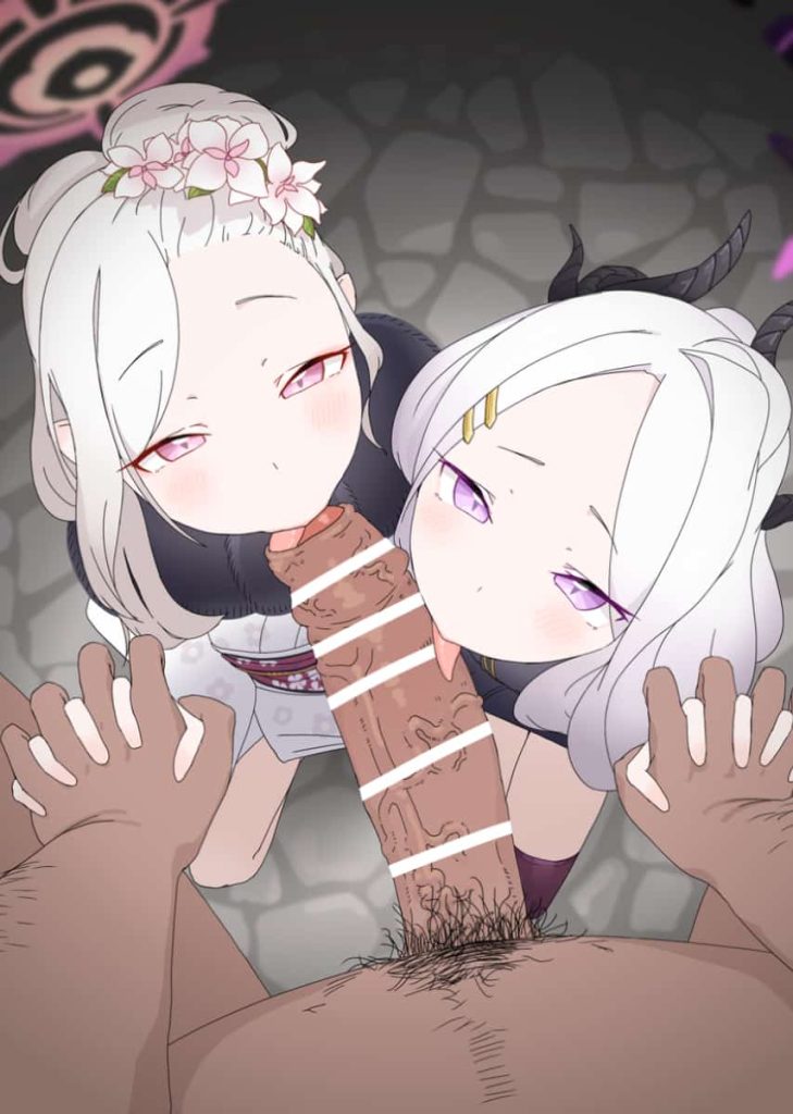 ブルアカの女の子たちにお口で処理してもらうフェラエロ画像まとめ 15枚目