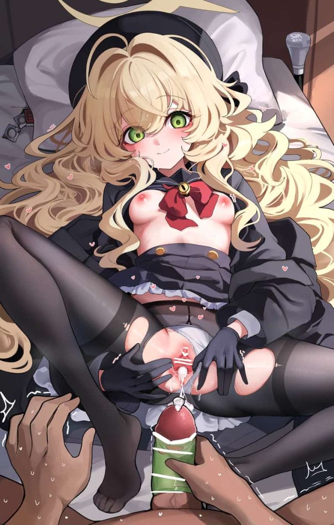 ブルアカの生徒たちに種付け中出しSEXしまくる罪悪感がそそるエロ画像まとめ2 23枚目