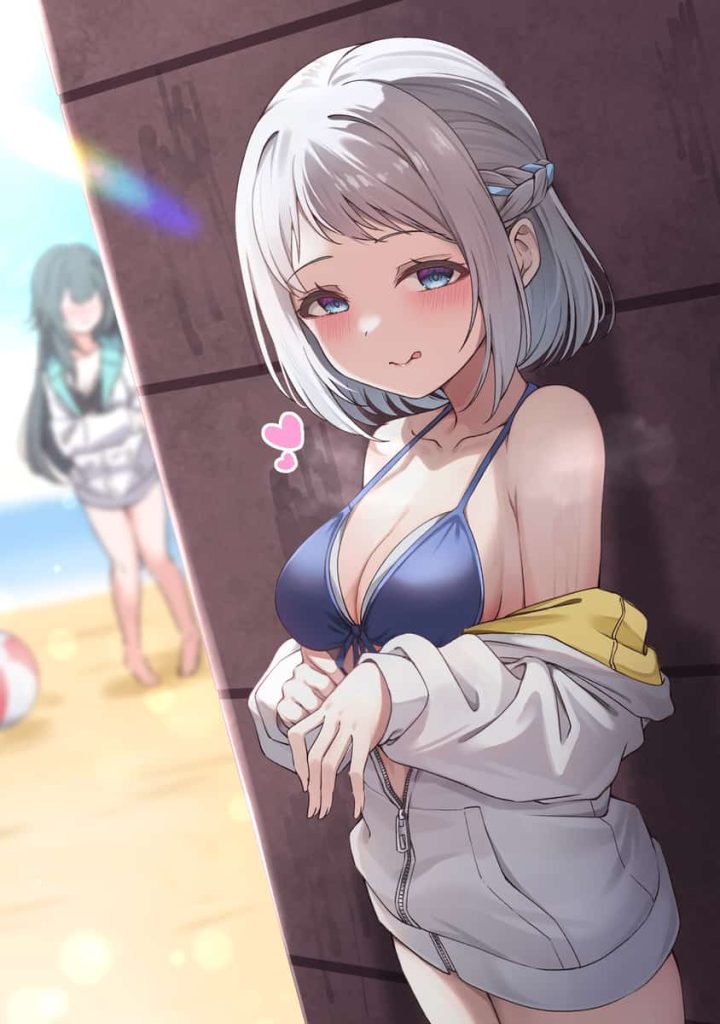 学マス　魅惑の水着姿がエッチすぎるイラストまとめ 18枚目