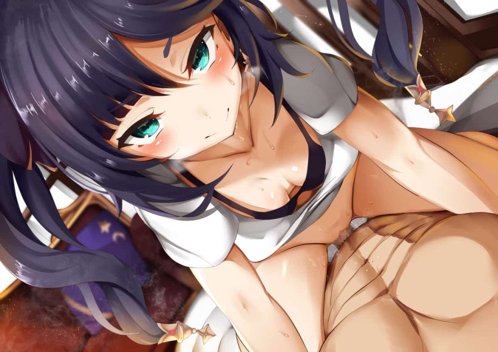 原神のキャラクターたちに騎乗位で搾り取られるイラストまとめ1 20枚目