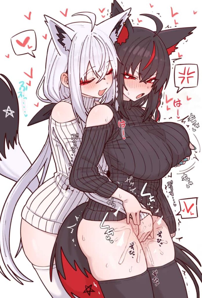 Vtuberのふたなり百合エロ画像まとめ 5枚目
