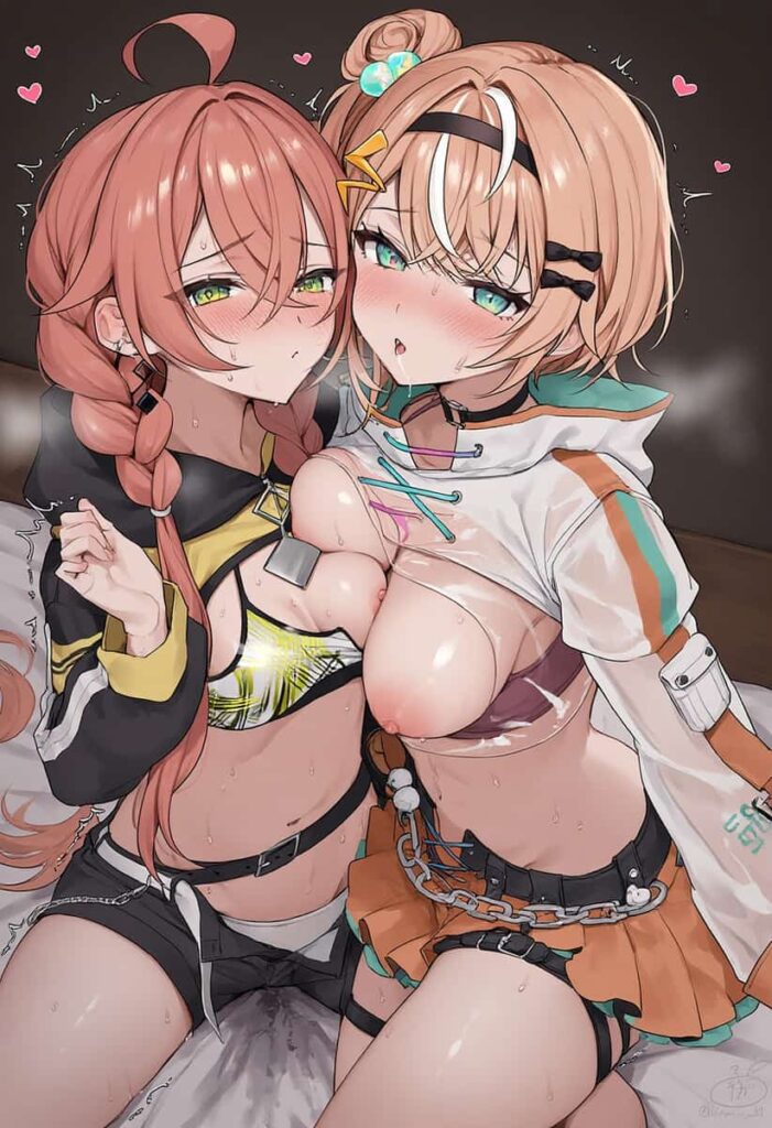 Vtuberのふたなり百合エロ画像まとめ 24枚目