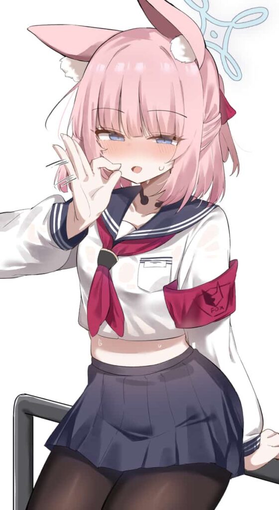 ブルーアーカイブ　FOX小隊 吉野ニコのちっぱいだけど母性感じるエロ画像まとめ 14枚目