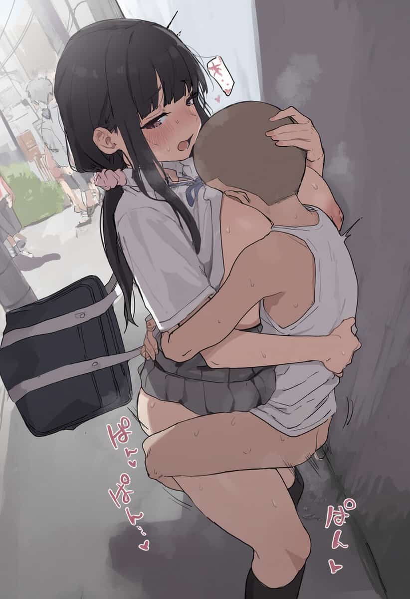 制服JKのピチピチボディがたまらない二次エロ画像まとめ4 12枚目