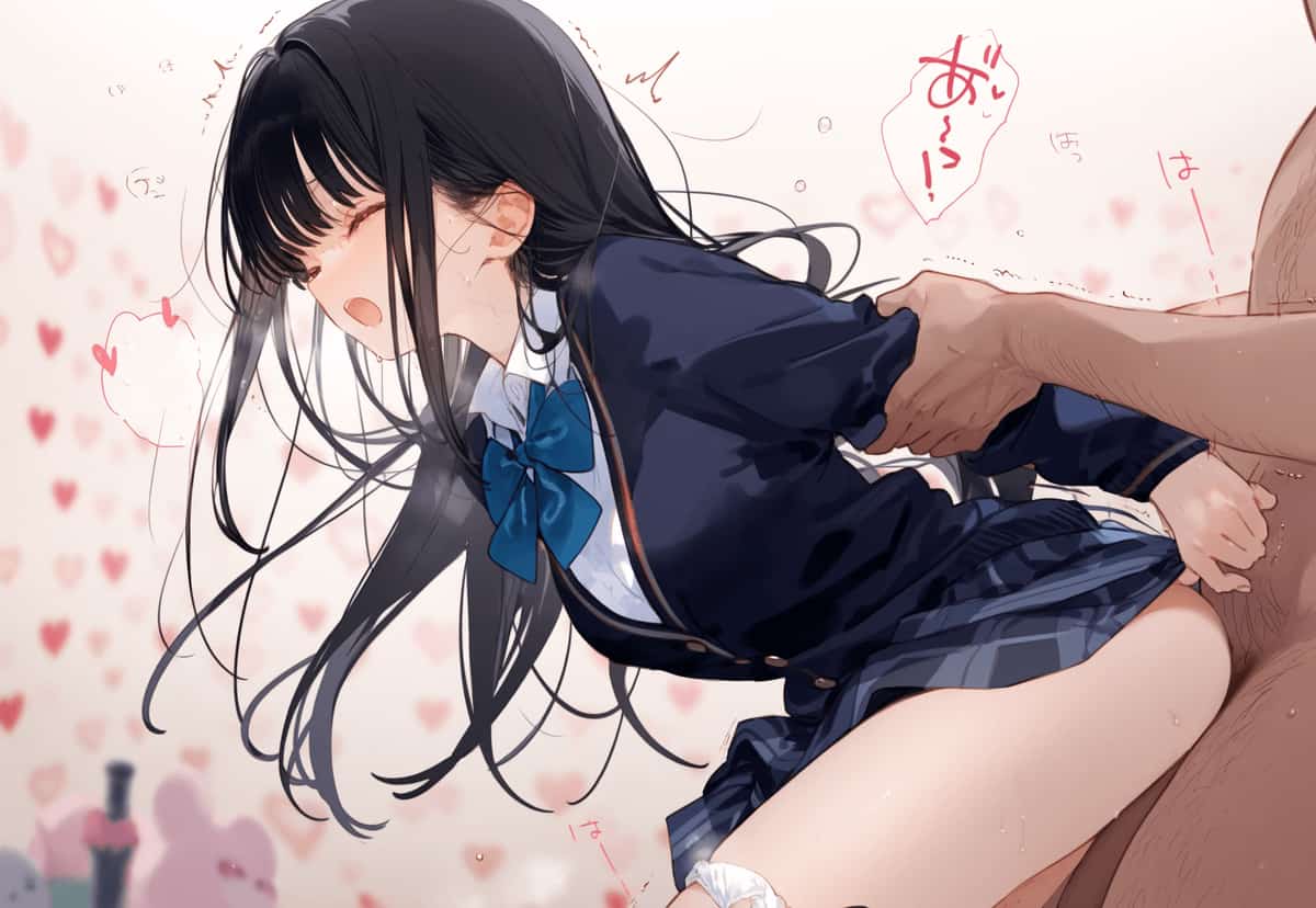 制服JKのピチピチボディがたまらない二次エロ画像まとめ4 17枚目