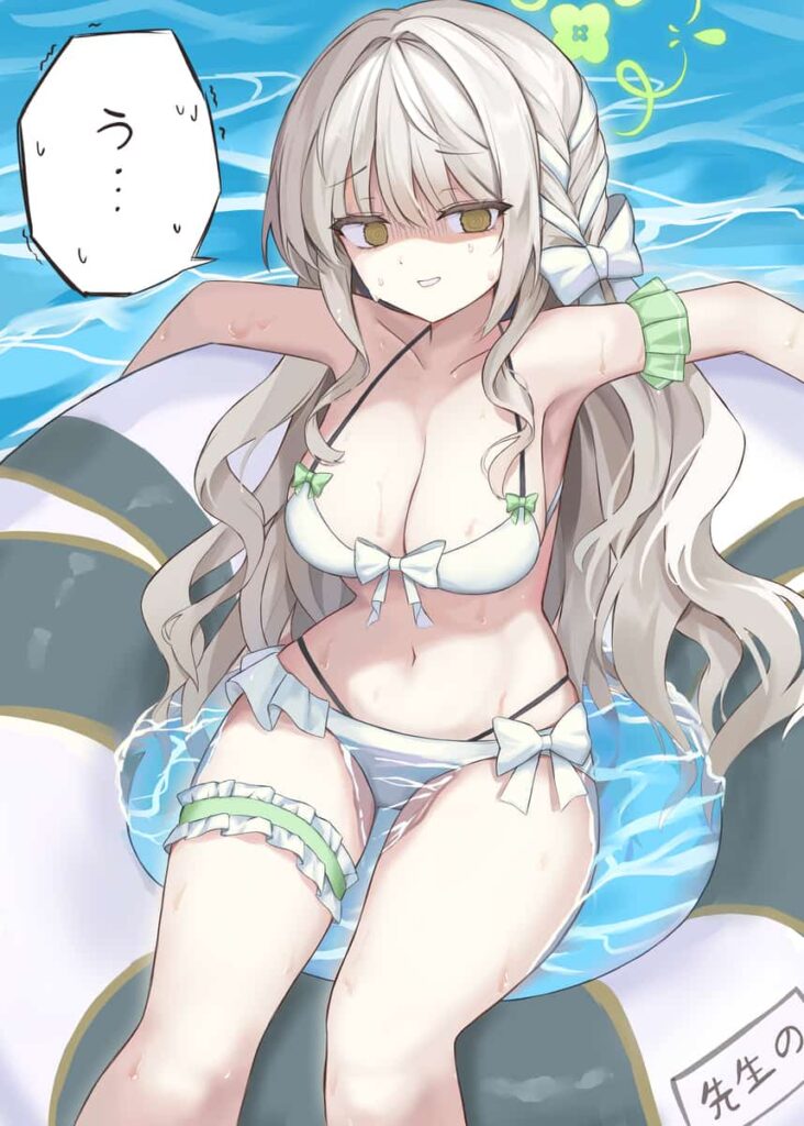 ブルアカ水着エロ画像まとめ2 1枚目