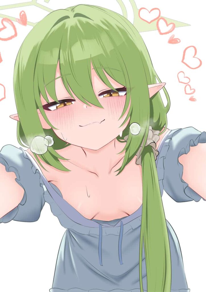 ブルアカ　橘ノゾミの髪を下した姿にバブみを感じるエロ画像まとめ 1枚目