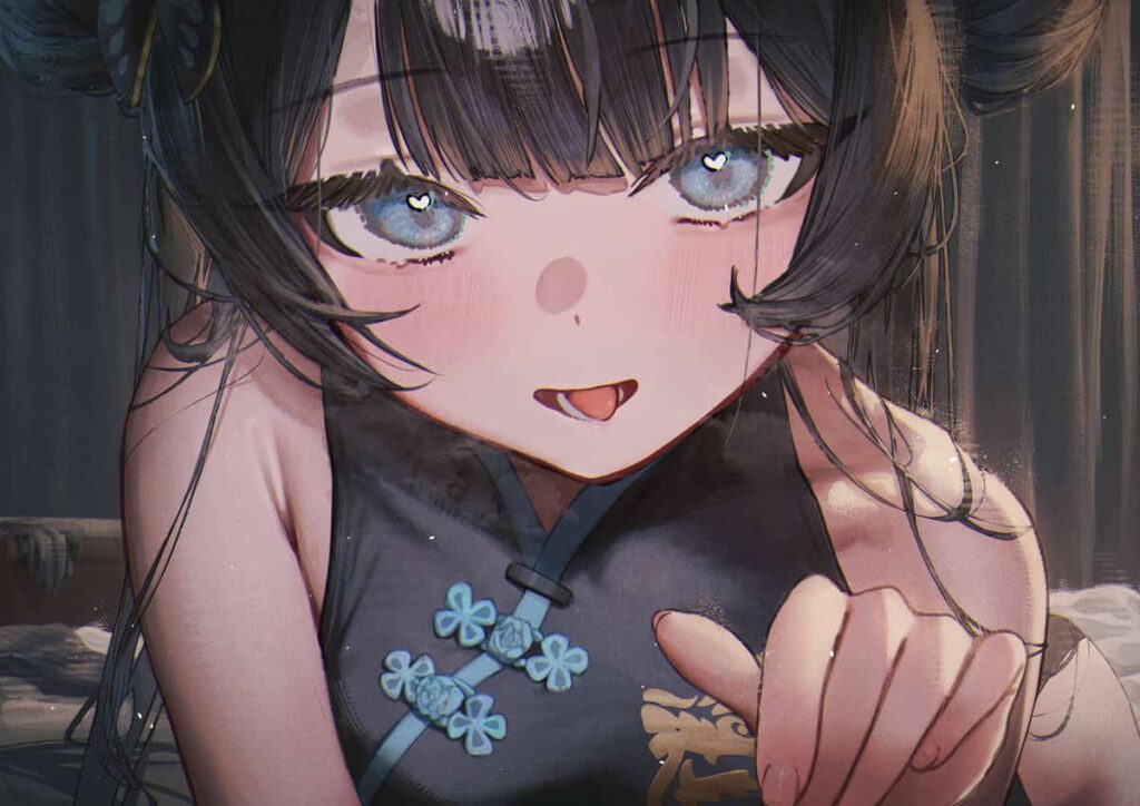 チャイナドレスでボディラインが際立つエロ画像まとめ1 8枚目