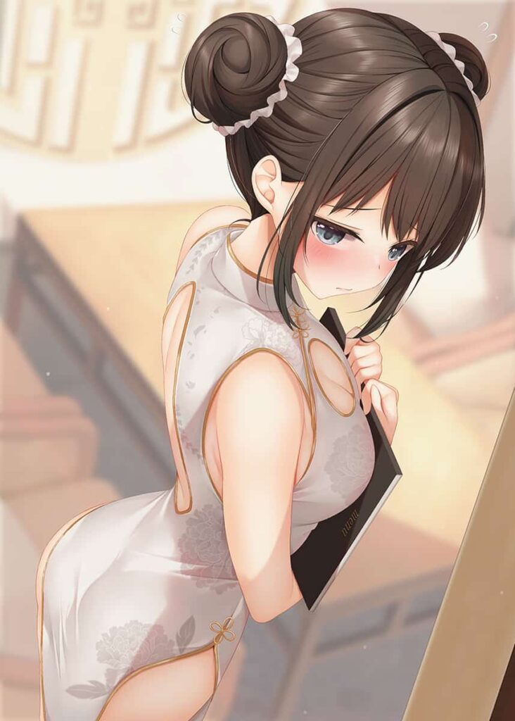 チャイナドレスでボディラインが際立つエロ画像まとめ1 18枚目