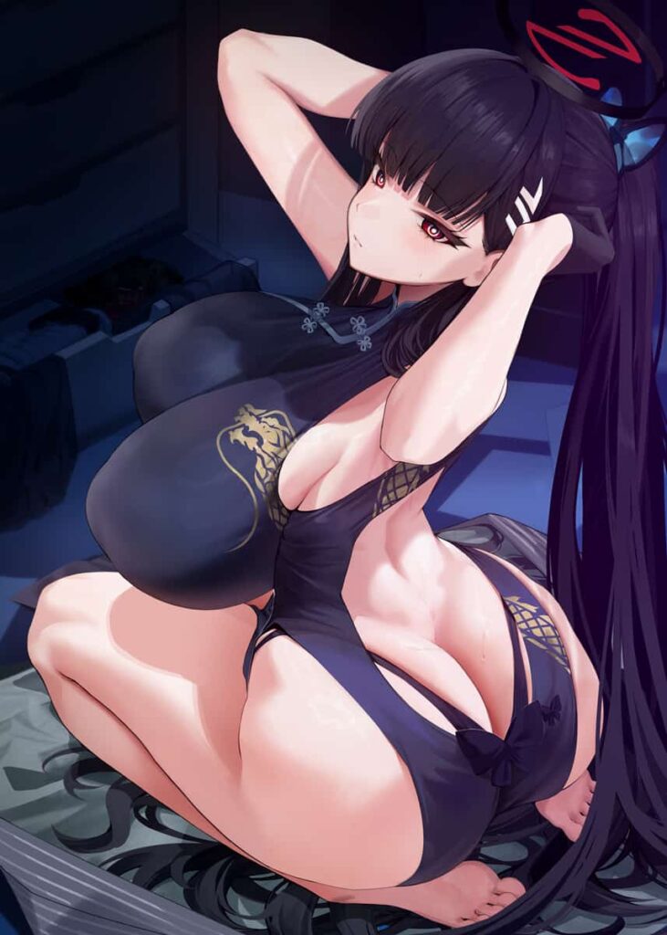 チャイナドレスでボディラインが際立つエロ画像まとめ1 17枚目
