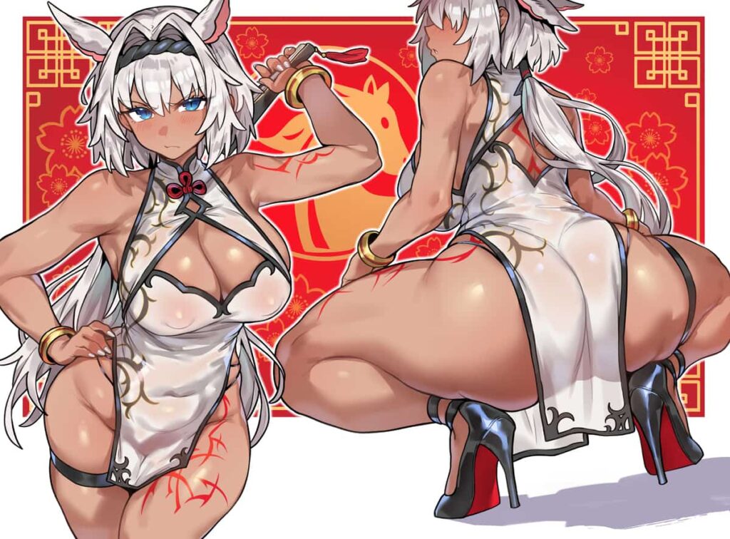 チャイナドレスでボディラインが際立つエロ画像まとめ1 14枚目