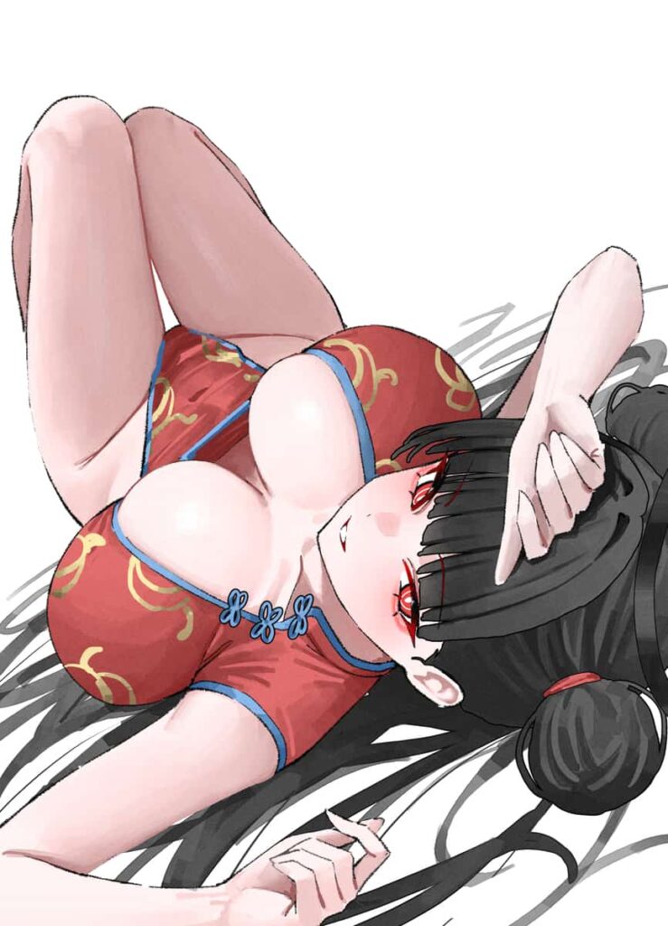 チャイナドレスでボディラインが際立つエロ画像まとめ2