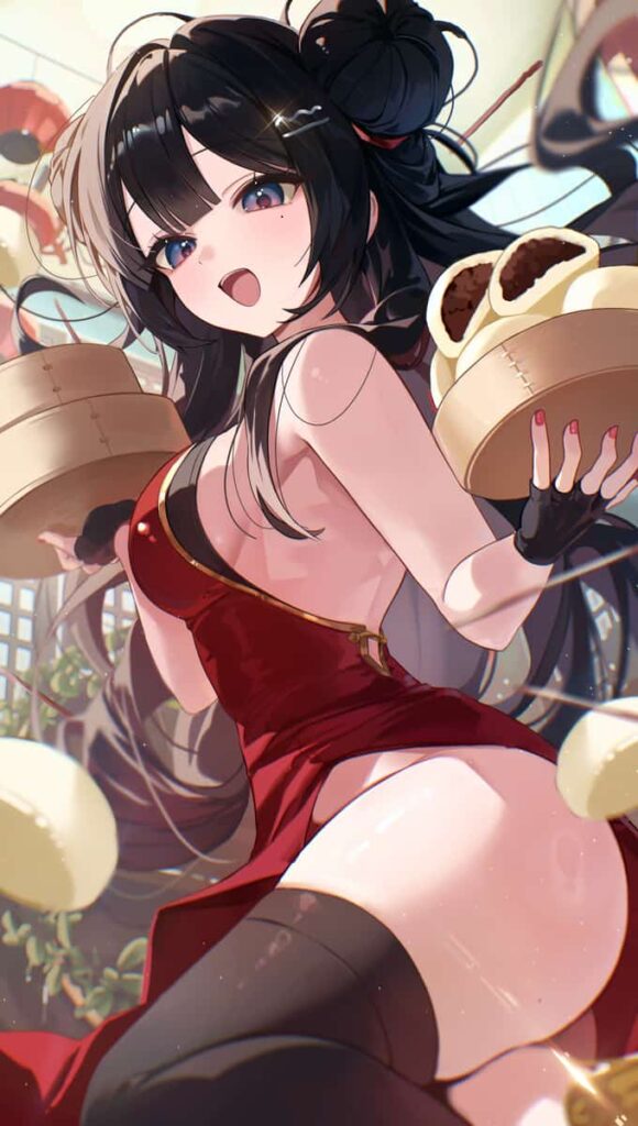 チャイナドレスでボディラインが際立つエロ画像まとめ2 2枚目