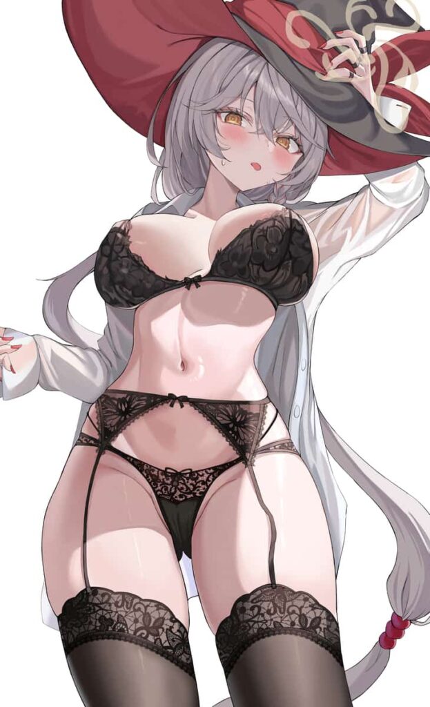 ガーターベルトでエロさ倍増の二次エロ画像まとめ 21枚目