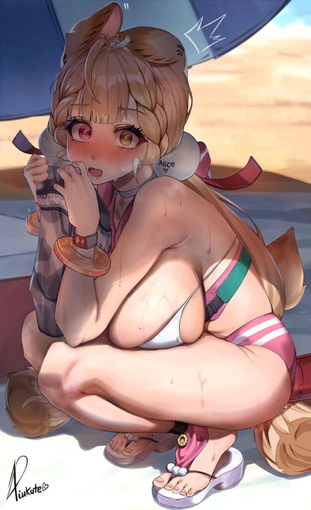 夏だ！水着だ!!おっぱいだ!!!エロすぎ美少女の水着イラストまとめ5